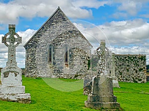 Clonmacnoise Monastery, County Offaly, Ireland