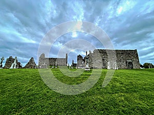 Clonmacnoise Monastery, County Offaly, Ireland