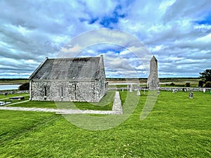 Clonmacnoise Monastery, County Offaly, Ireland