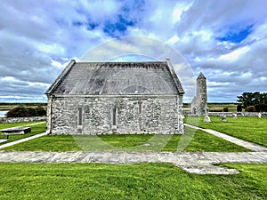 Clonmacnoise Monastery, County Offaly, Ireland