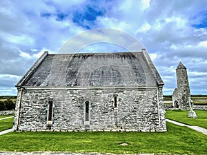 Clonmacnoise Monastery, County Offaly, Ireland