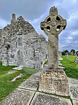 Clonmacnoise Monastery, County Offaly, Ireland