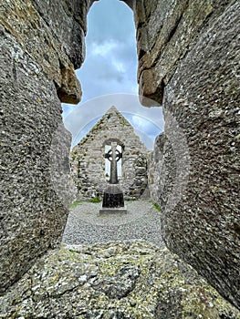 Clonmacnoise Monastery, County Offaly, Ireland