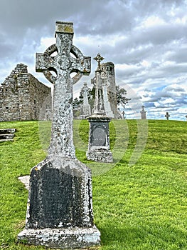 Clonmacnoise Monastery, County Offaly, Ireland photo