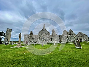 Clonmacnoise Monastery, County Offaly, Ireland photo