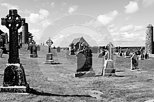 Clonmacnoise stone crosses