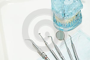Close up dental equipment