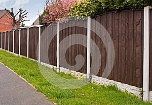 Close board fencing panels photo