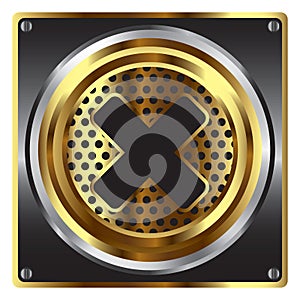 close button. Vector illustration decorative design