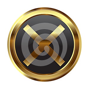 close button. Vector illustration decorative design