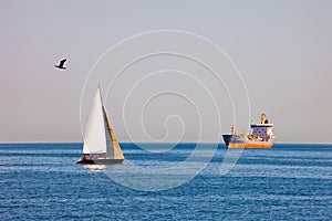 Close encounters sailboat photo