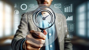 Precision in Performance Analysis. -A.I Generated Illustration.