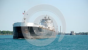 Close Freighter with another in the Background