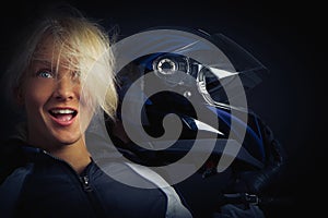 Image of motorcyclist