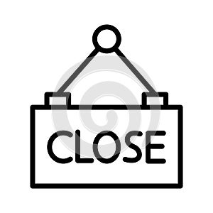 Close label Vector icon which can easily modify or edit