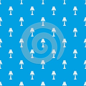 Close lamp pattern vector seamless blue