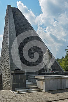 Close look on the Memorial of the Czechoslovak Army in Dukla pass