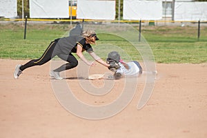 Close play at second base