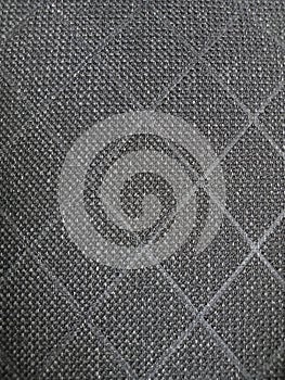 close shot fabric of a carseat texture