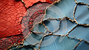 close stiching texture