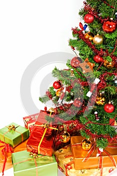 Close-uo of Christmas tree
