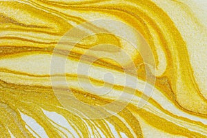 Vabstract background golden color on white rough paper photo