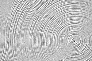 Close-up abstract background gypsum panel, spiral-shaped volumetric, white circles, futuristic background, selective