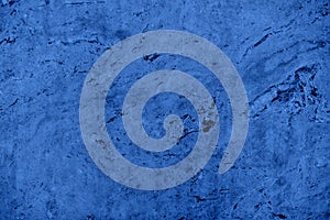 Close up of abstract blue granite stone texture