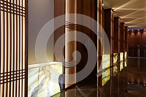 Modern Chinese style officeÃ¯Â¼Å Close up the aisles of Chinese elements