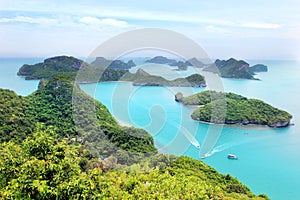 Close up of Ang Thong National Marine Park, Thailand