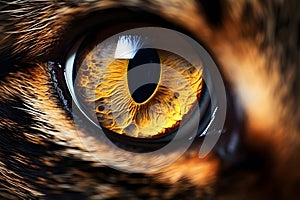 Close up of a Animal eye - Ai Generated