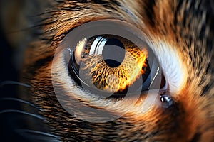 Close up of a Animal eye - Ai Generated