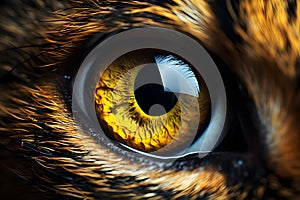 Close up of a Animal eye - Ai Generated