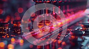 Lab-on-a-Chip Animation: Exploring Microfluidic Technology