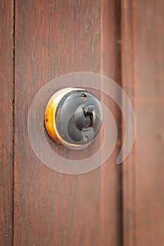 Close-up Antique Light Switch