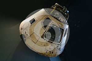 Close-up of the Apollo command module