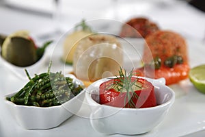 Close up of appetizer