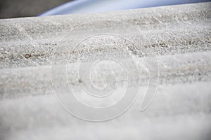 Close up asbestos roof texture.