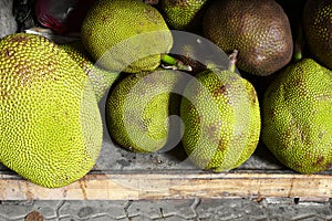 Close up asian jack fruit