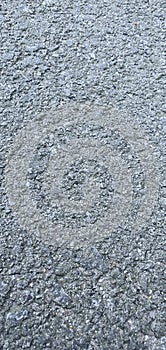 Close up of asphalt paved street