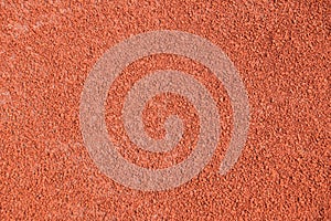 Close up Athletics track in sport stadium for texture and background