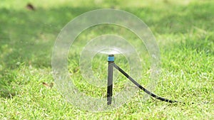 Close up automatic sprinklers