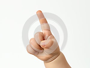 close up on a baby's hand, AI generated