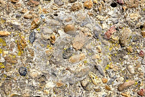 Close up background shot of ballast footpath.