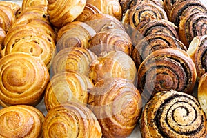 Close-up of baked sweet foods.