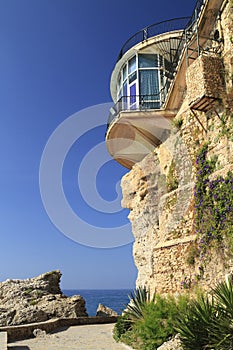 Close-up of Balcon de Europa in nerja photo