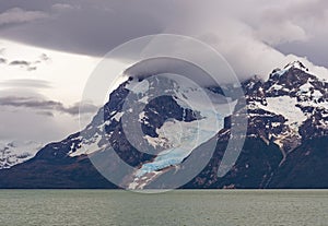 Receding Balmaceda Glacier , Patagonia, Chile photo