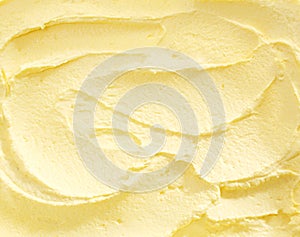 Close Up of Banana Ice Cream