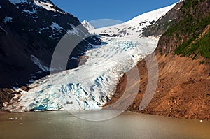 Close up of Bear Glacier