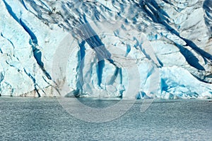 Close up of Bear Glacier